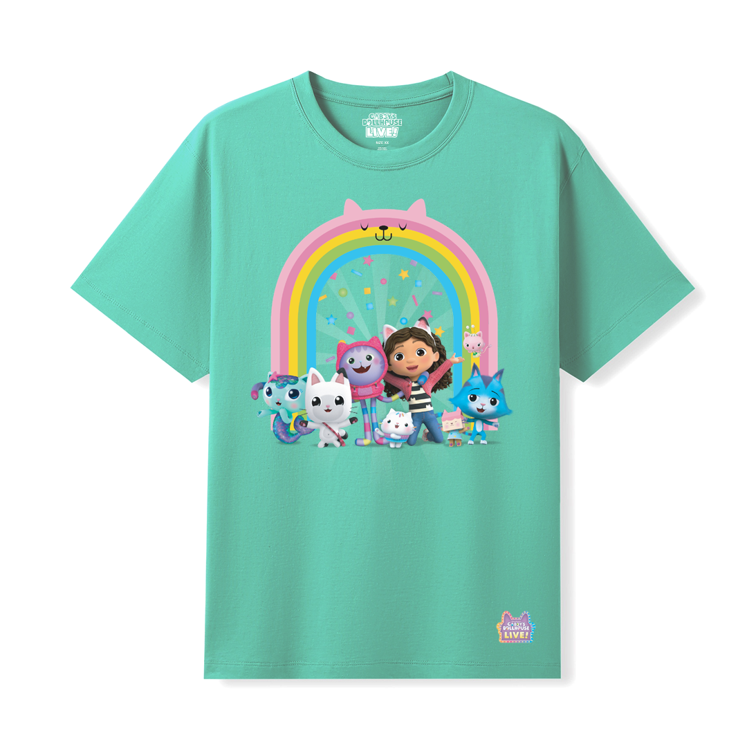 Gabby's Dollhouse Live Tour T-shirt - Teal